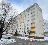 View of the apartment building on Centrum II street in Dubnica nad Váhom with the number 89.