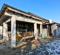 Family house in Žitavce with a terrace on Žitavce Street and seating by the garden.