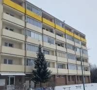 Apartment building with balconies on Vrbovská Street in Piešťany, suitable for a studio apartment.