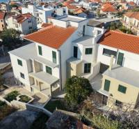 A view of the rooftops in Trogir, where a 3-bedroom apartment is located.