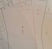 Cadastral map of plots in the area Land - housing on Poľná Street in Banka.