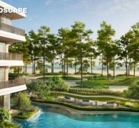 Construction of apartments in Phuket with sea views and landscaped garden.