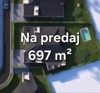 Aerial view of properties - housing in Palárikovo, with a garden and a swimming pool.