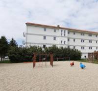 Playground near the apartment building on Školská Street in Chorvátsky Grob.