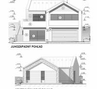 Building design proposal for the area Land - Housing with two view representations.