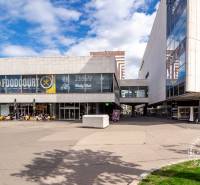 Building with groceries and restaurants, city center, Medená Street, Bratislava - Old Town.