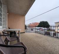Balcony of a family house on Bratislavská Street in Bratislava - Záhorská Bystrica.