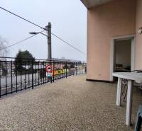 Balcony of a family house on Bratislavská Street in Bratislava - Záhorská Bystrica.