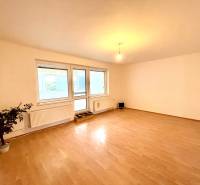 A room in a family house with a wooden decor floor and large windows.