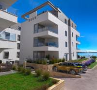 Holiday apartment in PAG with terraces and sea and beach views.