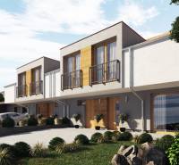 Family houses in Višňové on Višňové Street, with elegant facades and landscaped gardens.