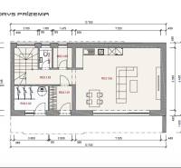 The ground floor plan of the family house shows the rooms, kitchen, and living area.