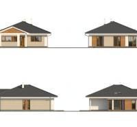 Visualization of a family house on Pri prvej kaplnke Street in Záhorská Ves.