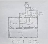 Floor plan of commercial spaces shows various rooms with dimensions and entrances.