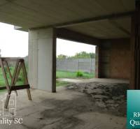 Unfinished family house in Kráľová pri Senci on Záhumenská Street, with a view of the garden.