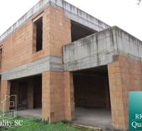 Unfinished construction of a family house made of raw bricks in Kráľová pri Senci - Záhumenská.