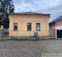 A family house in Neded with a simple facade and a metal fence.