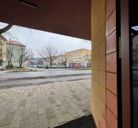 Street in Bratislava - Old Town near Košická with cars and a sidewalk.