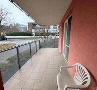 Terrace of a 3-room apartment on Na Zlatej nohe Street in Bratislava - Nové Mesto.