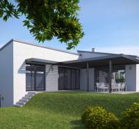 Exterior of the house with a terrace and greenery in Kalinkovo, Residential plots.