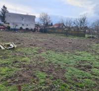 A plot for residential use in Svätý Peter with an older house and a landscaped garden.