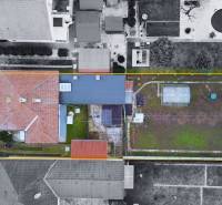 Aerial view of the house and garden for sale in Kráľová pri Senci, Hlavná.