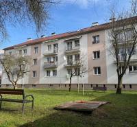 Apartment building on Ľ. Štúr Street in the city of Zvolen with surrounding greenery.