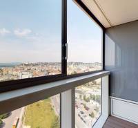 View from a 3-room apartment to the Old Town in Bratislava from Landererova Street.