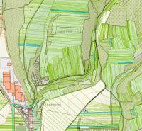 Map of agricultural and forest land in the village of Lúka.