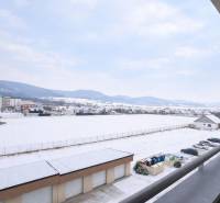 Snowy panorama from a 3-room apartment on Agátová Street in Dubnica nad Váhom.