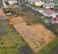 Plots - housing in Holice, shown from a bird's eye view with marked boundaries.