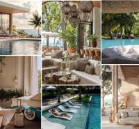 Luxury apartments with ocean view and pool in Pattaya, Apartment construction.