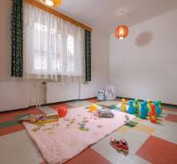 Toy, children's room, pastel-colored interior, floor with various patterns, family house.