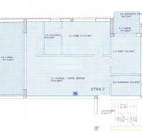 Floor plan of a 3-room apartment with displayed rooms and a loggia.