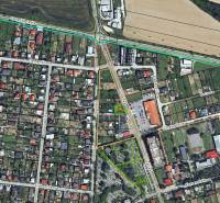 Satellite map of plots for sale in Bernolákovo on Dukelská Street.