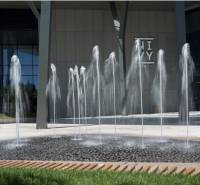 Fountain in front of the building in Bratislava, Nivy on Mlynské nivy street near the offices.