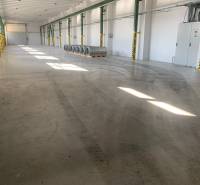 Spacious interior with storage spaces and steel barrels, Warehouses and halls.