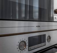 Stainless steel built-in oven by Mora, suitable for a 2-room apartment.