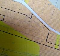Land plan in the Recreational Land area in Vráble on Vinice Street.