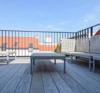 In a 4-room apartment on Medená Street in Bratislava - Old Town, there is an outdoor terrace.