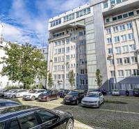Parking lot at the offices on Gajova Street in Bratislava - Old Town.