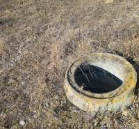 Concrete shaft on a residential plot in Nové Zámky.