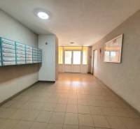 Entrance hall with mailboxes in an apartment building on Kalinčiakova Street in Banská Bystrica.