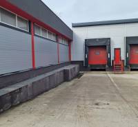 Warehouses and halls with loading ramps on Východná Street in Poprad.