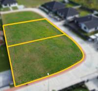 Plots in Kočovce suitable for living, surrounded by family houses in a peaceful location.