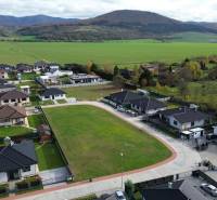 Aerial view of new residential development plots in Kočovce.