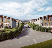 Cottages with terraces and mountain views on Dolná Lehota street in Dolná Lehota.