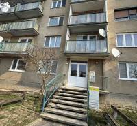 Apartment building with balconies on J. Thuroczyho Street in Šahy.
