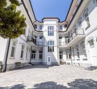 Courtyard in front of offices in the city of Košice - Staré Mesto district on Masarykova Street.