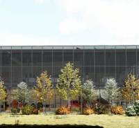 Modern building in Bratislava - Vajnory, set in greenery, plots - commercial.